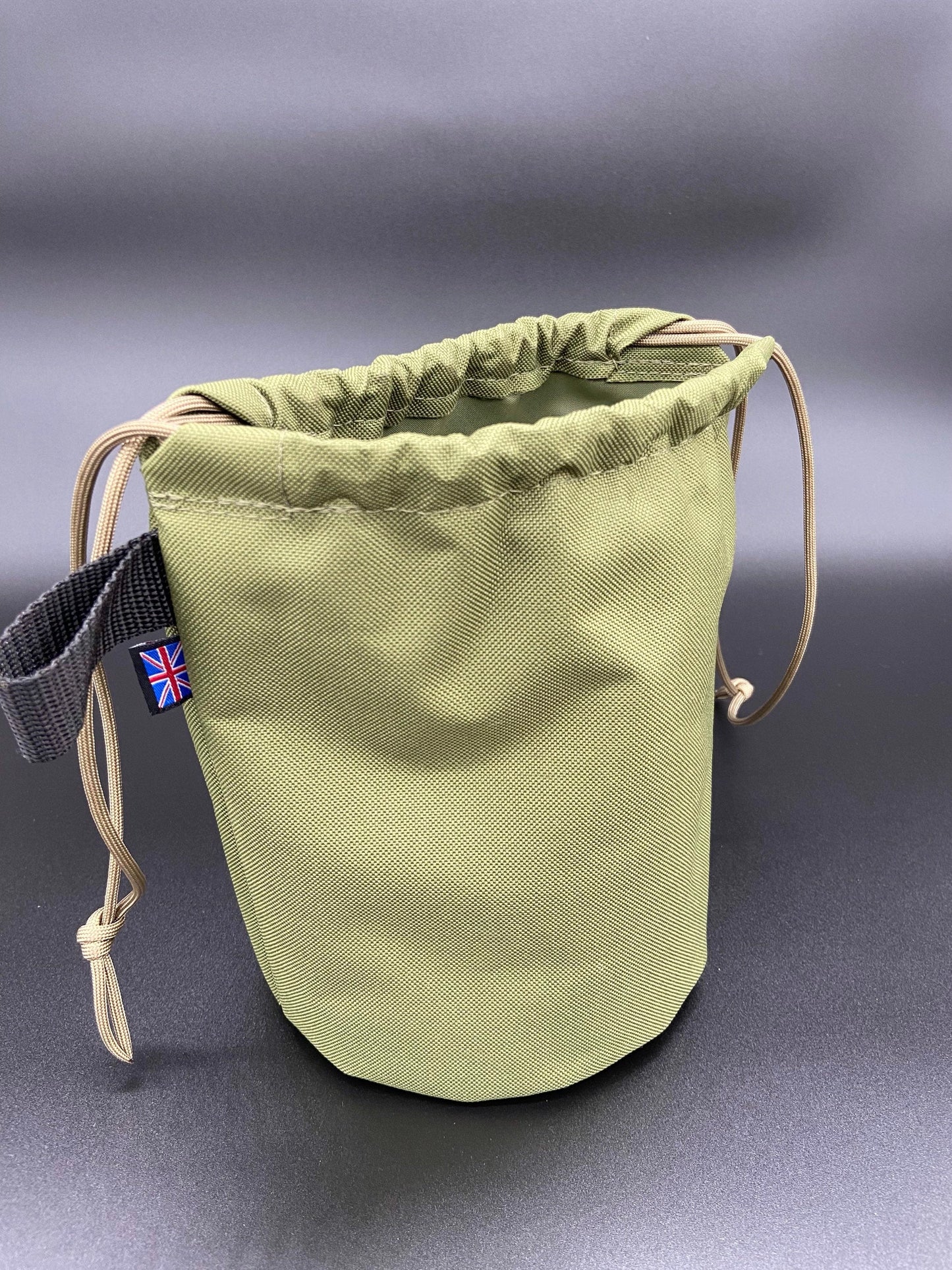 16cm Billie Pot Bag Olive Green Drawstring